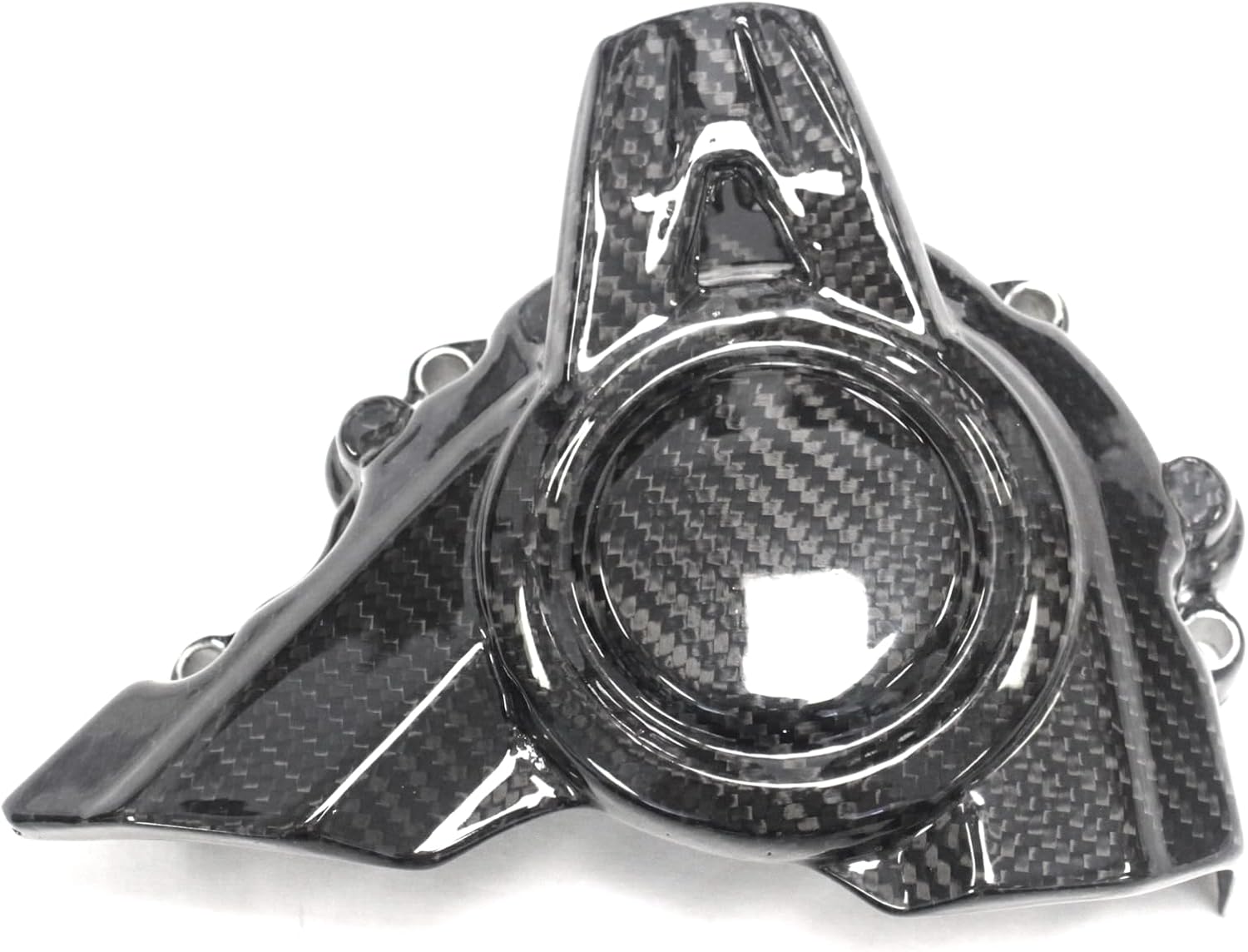 Replacement Sprocket Cover, for Kawasaki Z900 (2017-2024), Carbon Fiber, 2x2 Twill Weave