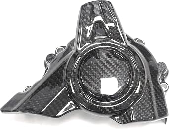 Replacement Sprocket Cover, for Kawasaki Z900 2017-2024, Carbon Fiber, 2x2 Twill Weave