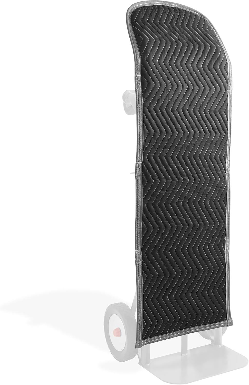 Sure-Max Heavy Duty Round Top Hand Truck Dolly Cover, Woven Cotton/Polyester, 50" x 16", Black