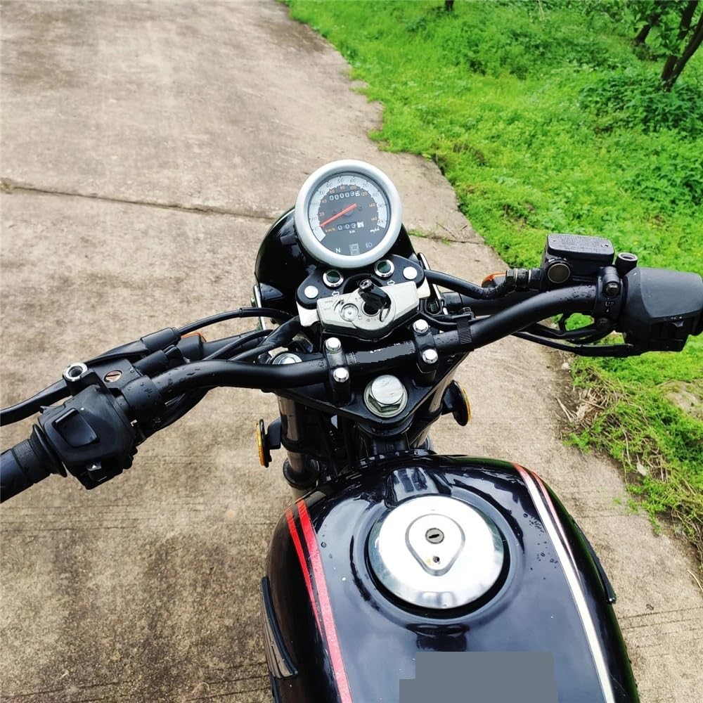 manubri moto Per FZ6 FZ1 XJ6 NC750X CB500X ER6N Per Ninja 400 | Per manubrio Versys 650 22mm Manubrio in alluminio per moto 745mm