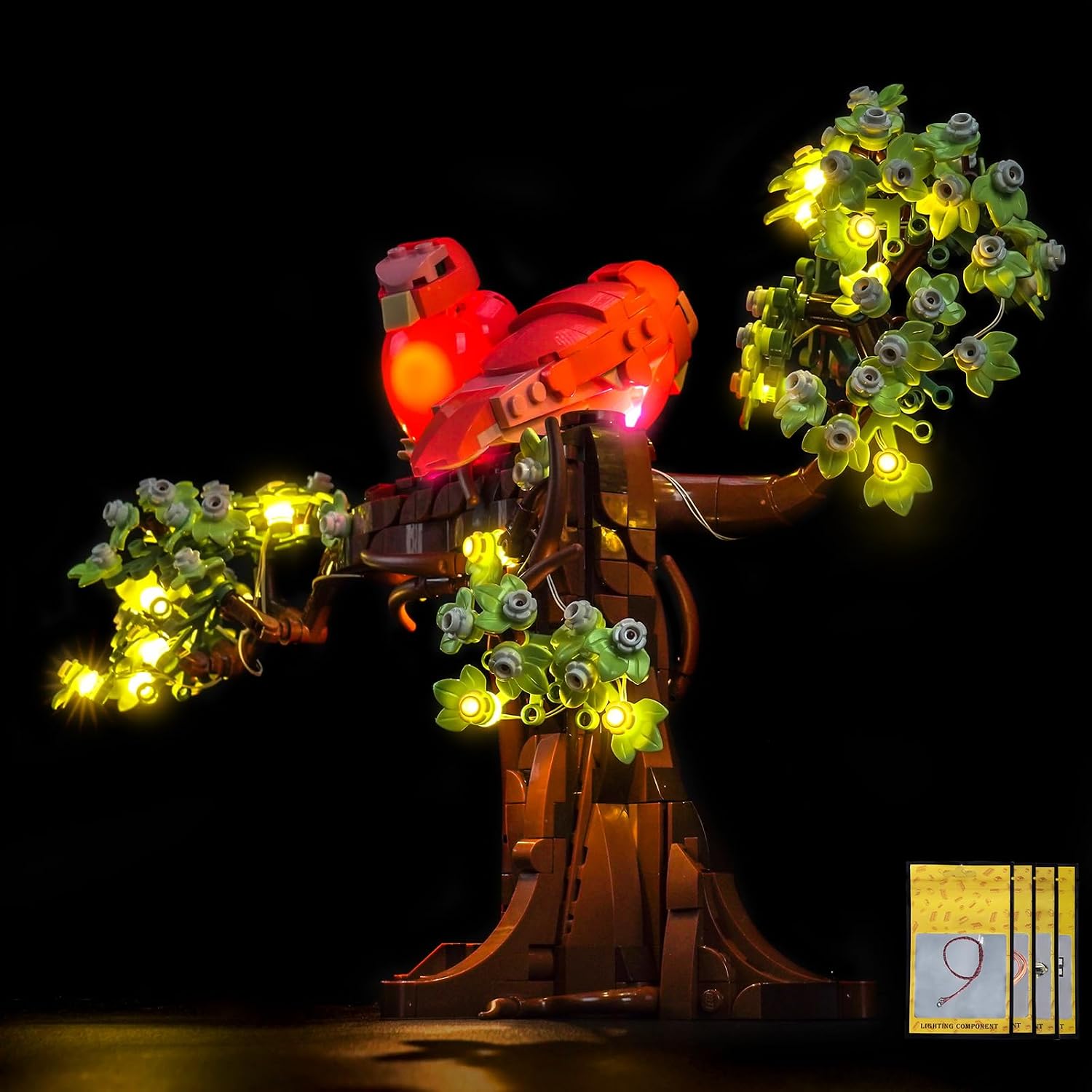 Upgraded Led Light Kit Compatible with Lego Ideas Love Birds Building Set, Lights Decoration Compatible with Lego 21365, Best Gifts for Adults (Model Not Included)