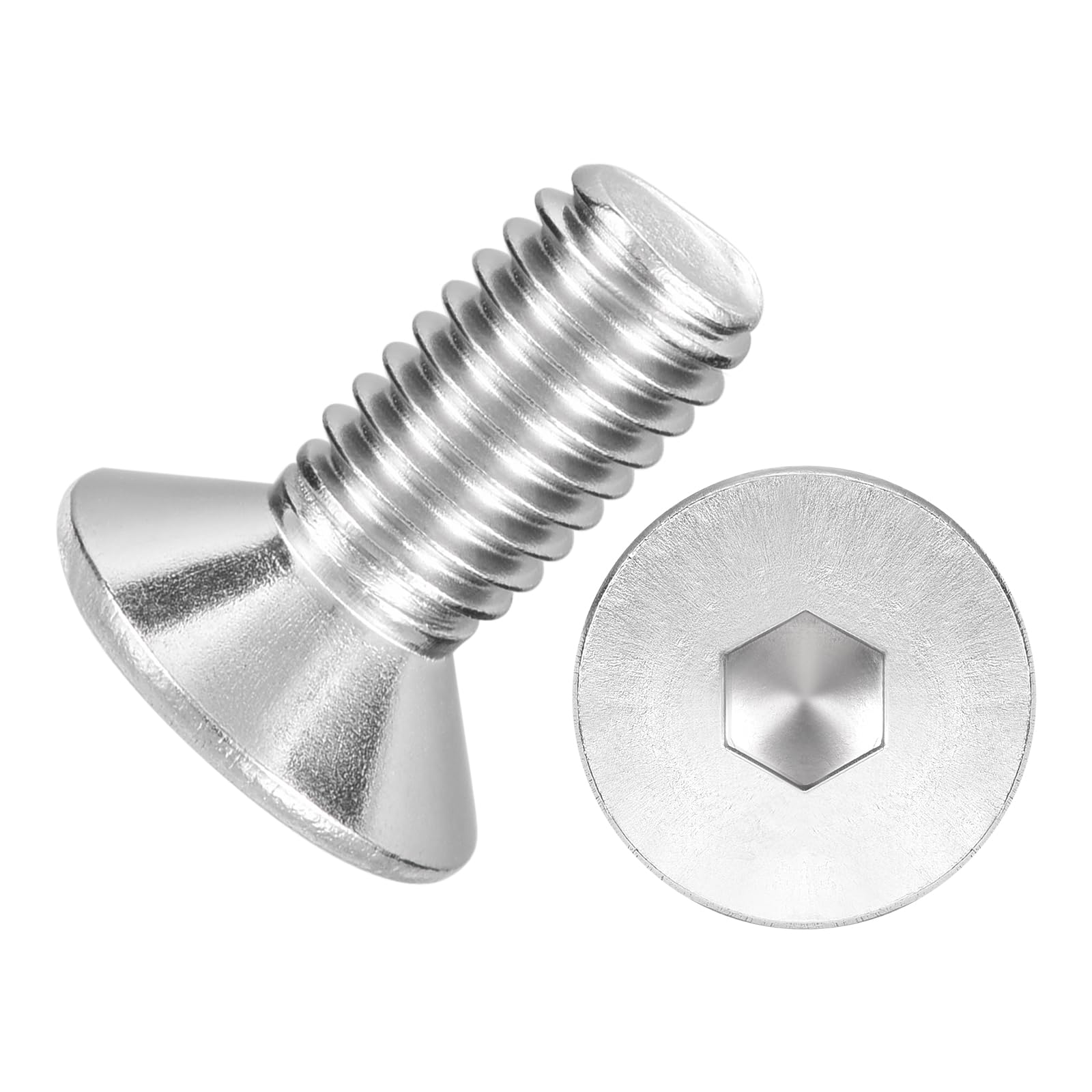 Kozelo 25Pcs[M5-0.8x12] Flat Head Socket Cap Screw Countersunk Bolt — image 1
