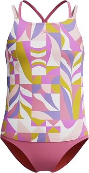 Speedo girls Swimsuit Two Piece Tankini Thin Strap