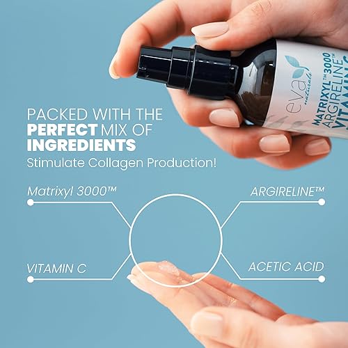 Miniatura 5 de Matrixyl 3000 - Suero de péptidos definitivos para la cara, suero antienvejecimiento, estiramiento facial de colágeno, suero argireline, suero