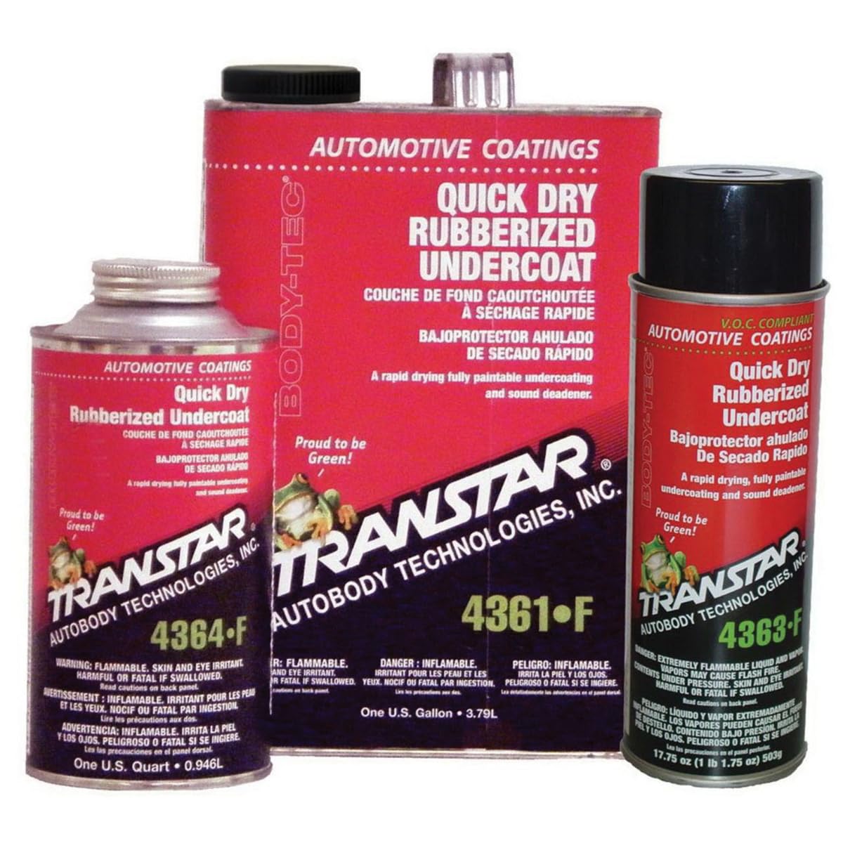TRANSTAR Quick Dry Rubberized Undercoating, Gallon 4361-F