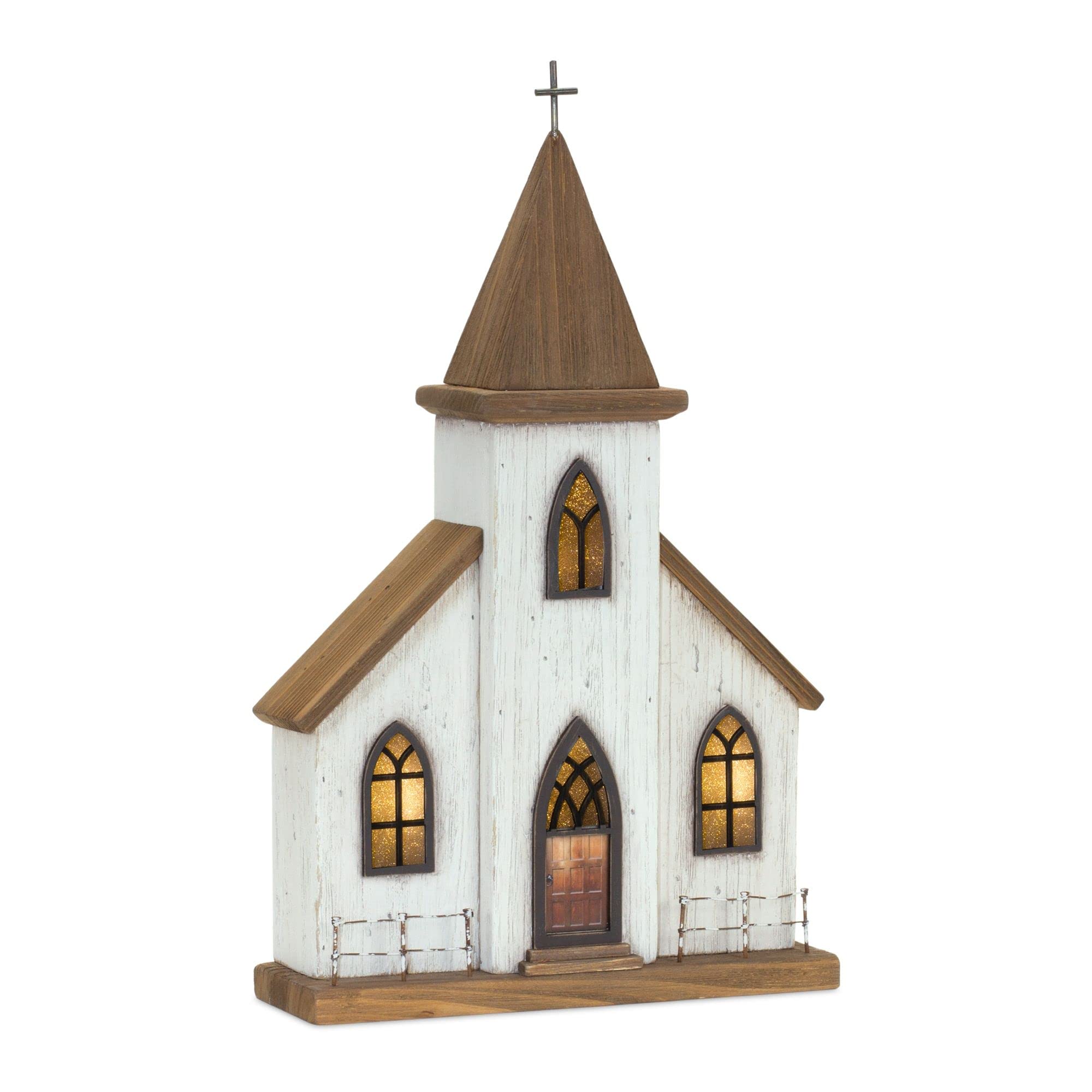 Amazon.com: Melrose Church Figurine, 17.75-inch Height, Wood and