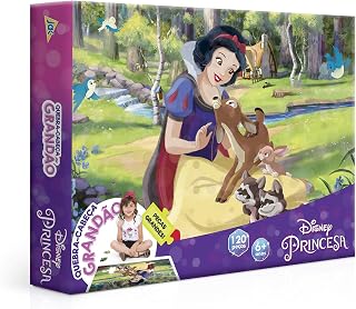 Toyster - Quebra-Cabeça Grandão: Princesa - Branca de Neve - 120 Peças