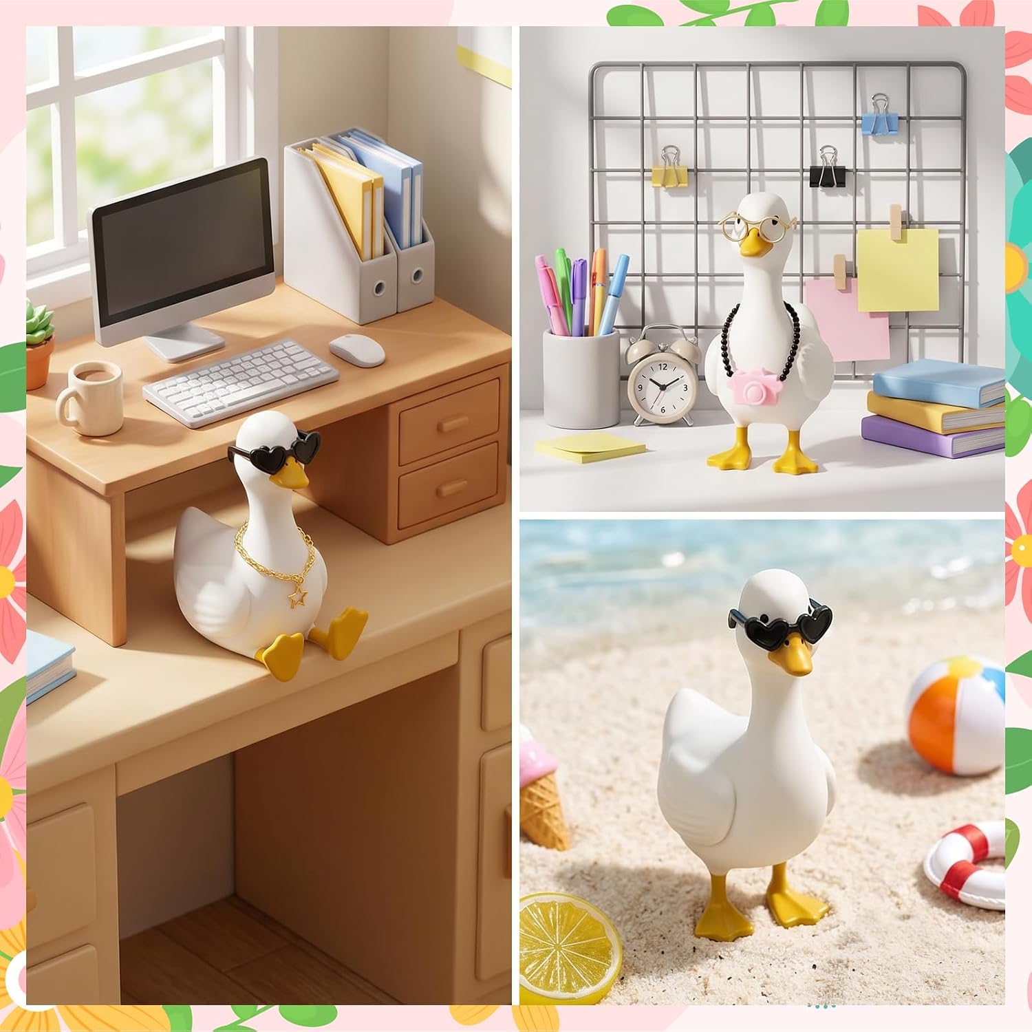 12pcs 7 Inch Desk Goose Outfits Mini Desk Goose Clothes Accessories image 4