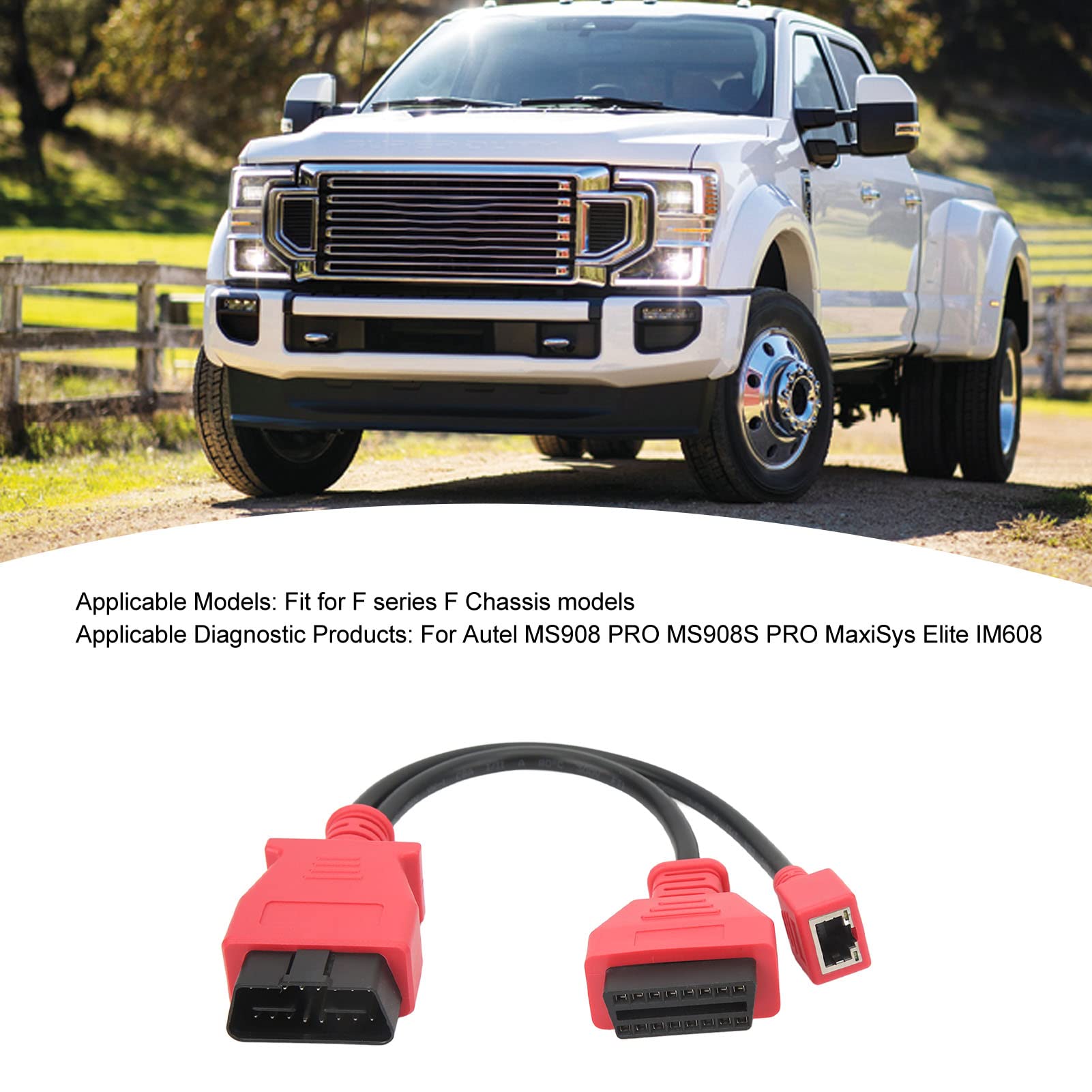 Auto Diagnostische Kabel Adapter Programmering Kabel Connector Ethernet OBD2 Kabel Adapter voor Autel MS908 PRO MS908S PRO MaxiSys Elite IM608 voor F Chassis