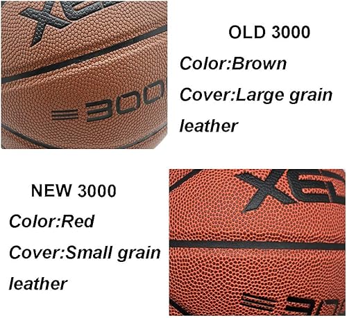 Miniatura 3 de Baloncesto Tamaño 567 Compuesto Cuero Callejero Baloncesto Baloncesto Interior Exterior Juego Bola con Aguja, Bomba y Bolsa de Transporte