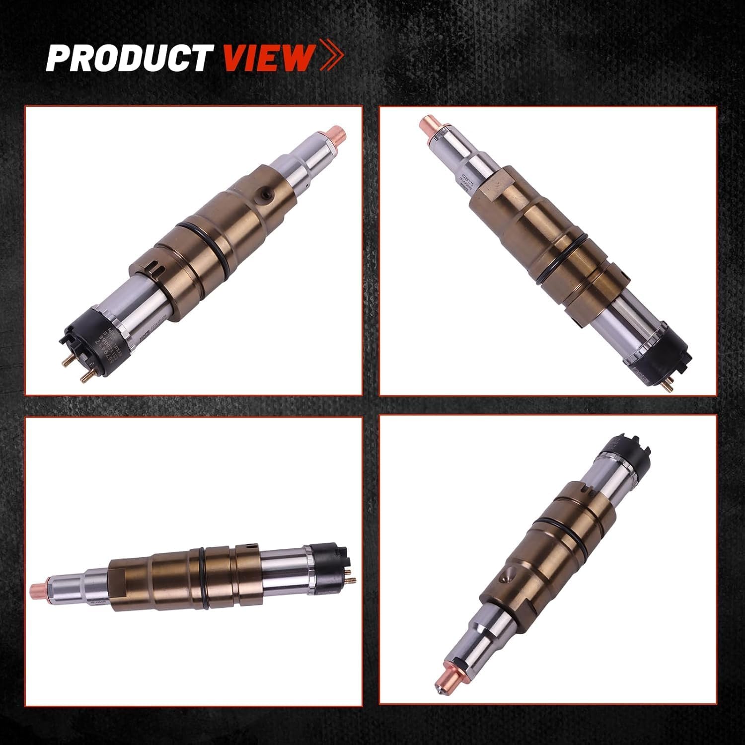 6PCS 5579417PX 5579417RX 5579417 EPA10 Fuel Injector Set for Cummins X15 ISX15 QSX15 CM2250 Diesel Engine Medium Heavy Duty Truck Petroleum Machinery Generator Sets