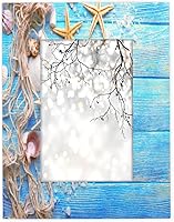 Vista 29 de Lindos marcos de fotos de margaritas de 4 x 6 pulgadas, marcos de fotos de madera con margaritas de flores, marco de fotos de escritorio pequeño