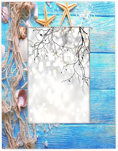 Miniatura 29 de Lindos marcos de fotos de margaritas de 4 x 6 pulgadas, marcos de fotos de madera con margaritas de flores, marco de fotos de escritorio pequeño