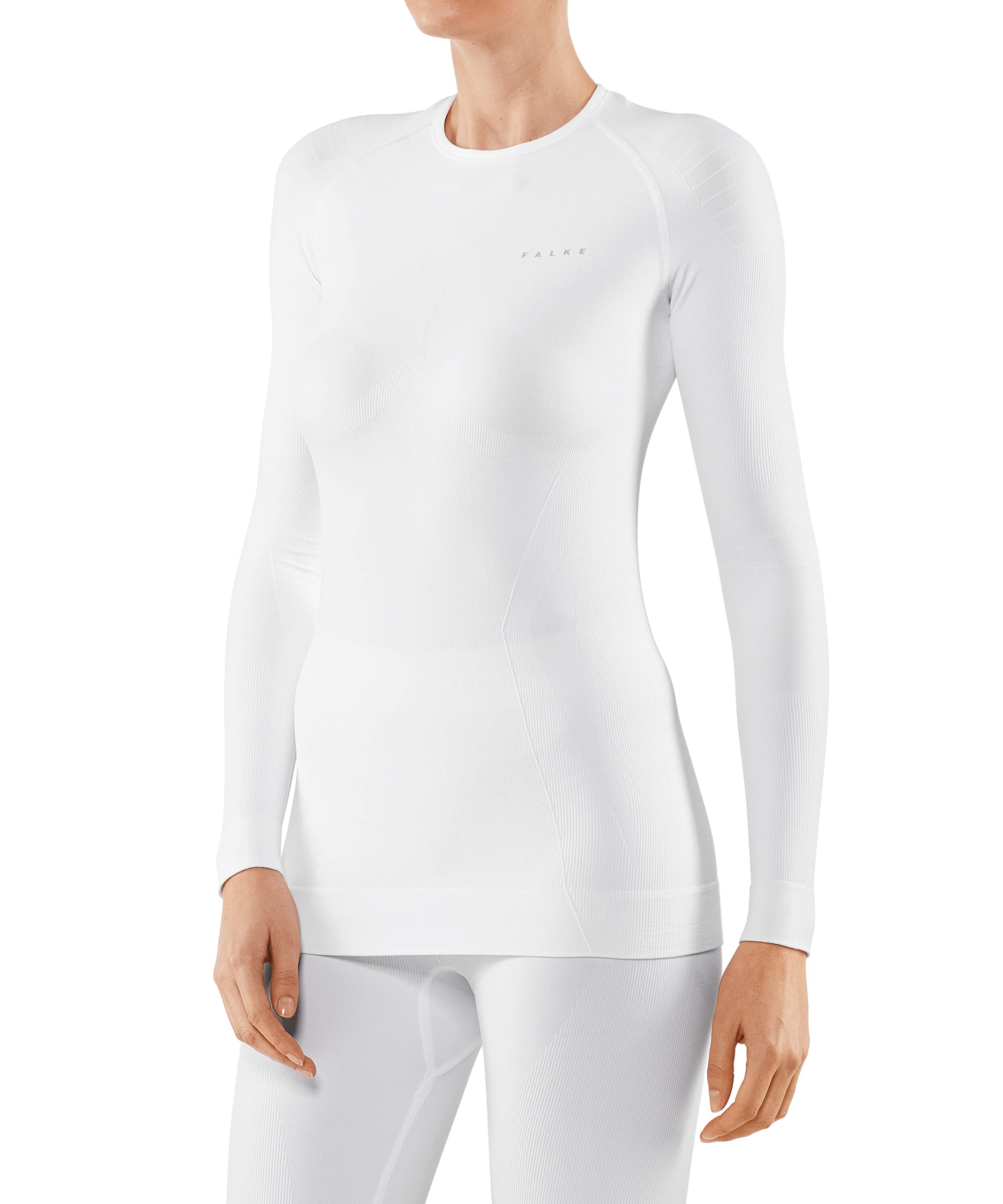 FALKE Donna Maximum Warm Round Neck Maglia Sportiva Tecnica Manica Lunga Intimo Funzionale Termico per Clima Freddo e Molto Freddo Traspiranti Asciugatura Rapida sostenibili Filo Funzionale 1 Pezzo