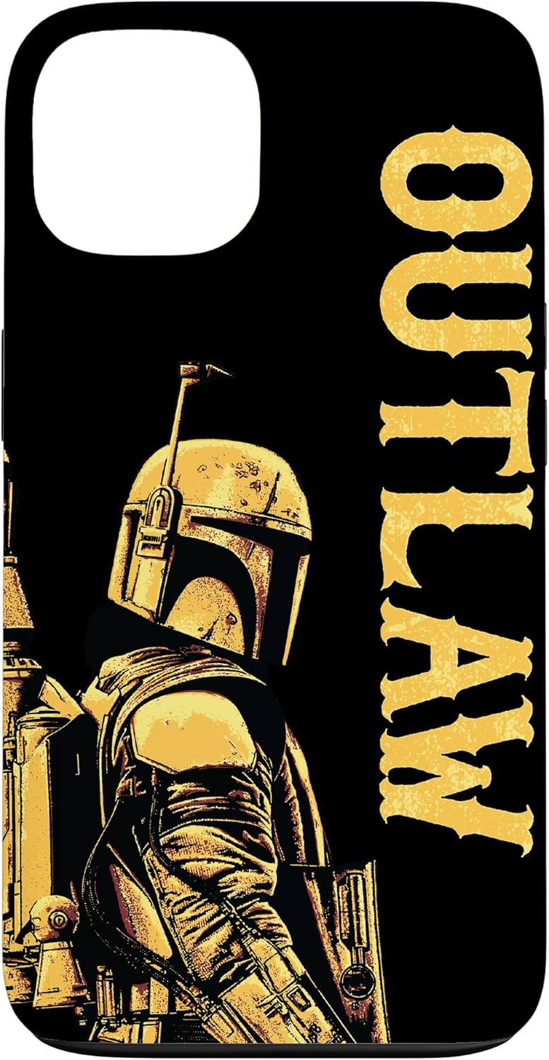 iPhone 13 Star Wars The Book of Boba Fett Outlaw Black Case