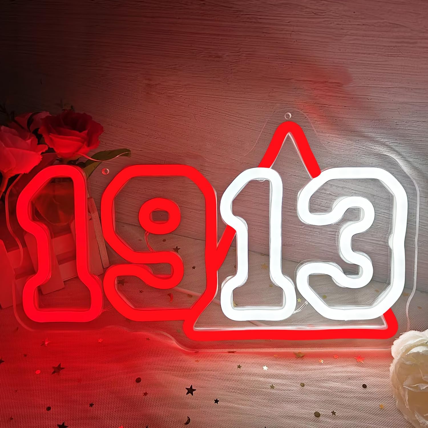 1913 Sorority Neon Sign Dimmable Sorority Neon Lights for Wall Decor Sorority LED Sign 1913 Light Up Sign for Party Sorority Gifts for Women Ladies Sisters
