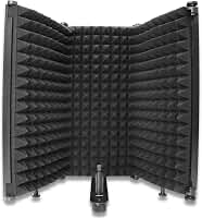 Escudo painel tela cabine de isolamento acústico blindagem para microfone em estúdio soundproof refletor sonoro f32