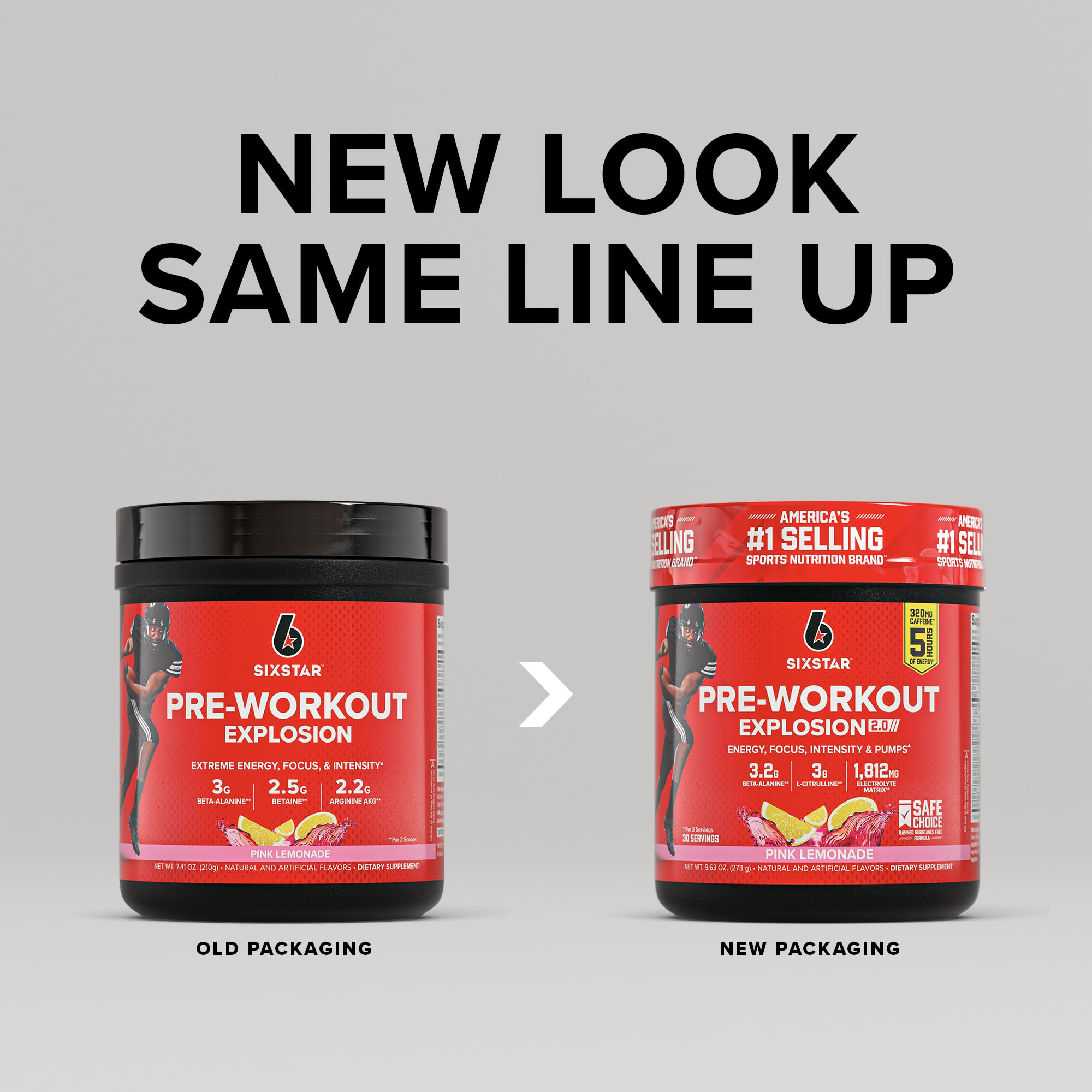 Six Star Pre-Workout Powder for Men & Women, Pink Lemonade, 30 Servings — Amazon image 2