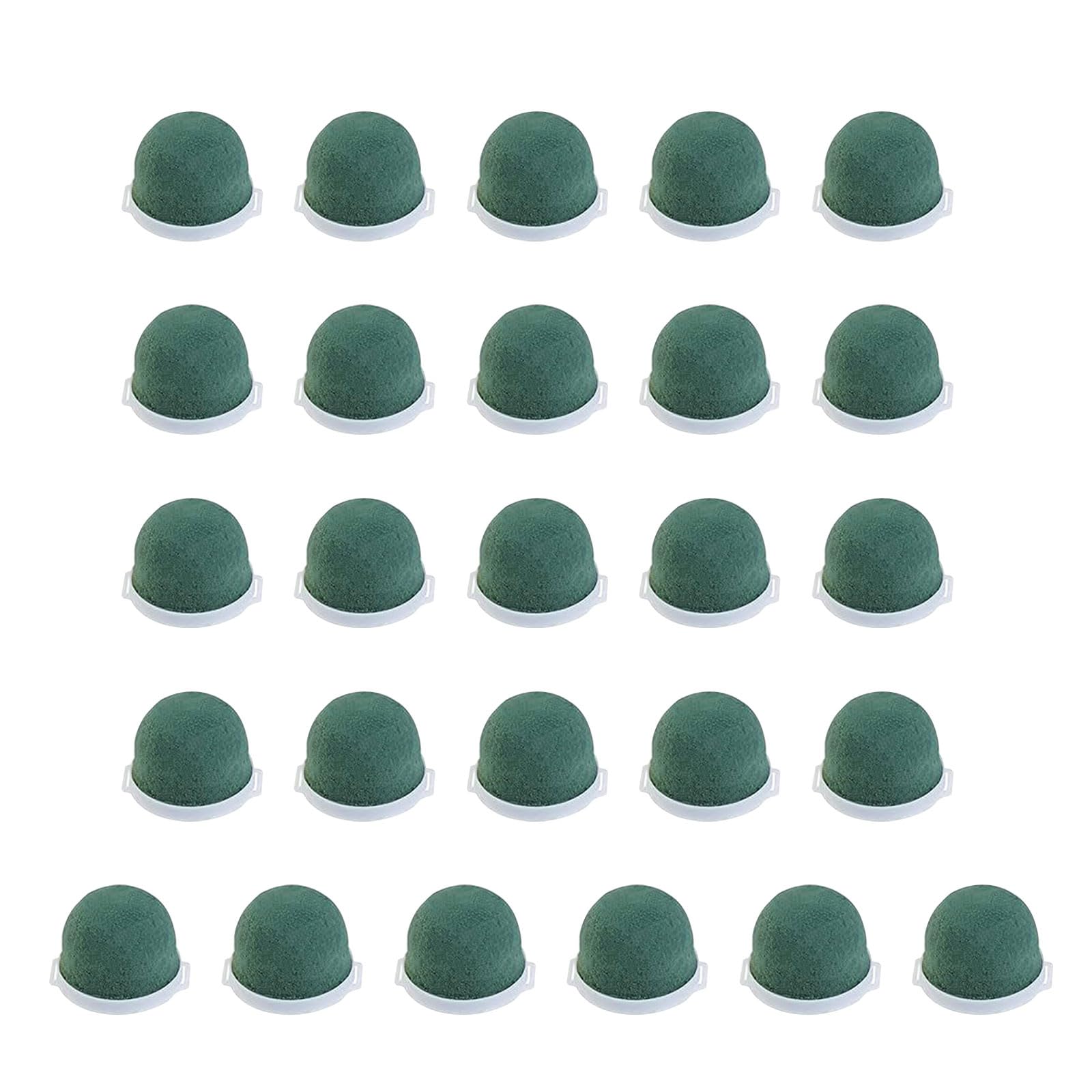 BFLKY 26 Pack Floral Craft Arrangement Supplies Practical Round Foam Holder For Wine Decorations Stylish Straw Hat Adornment