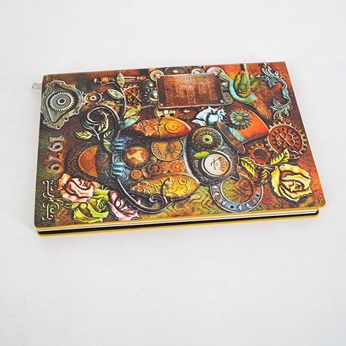 Miniatura 3 de Kennedy Diario de escritura de cuero, diario de viaje, vintage, artesanal, en relieve, búho, antiguo, diario, semanal, mensual, diario