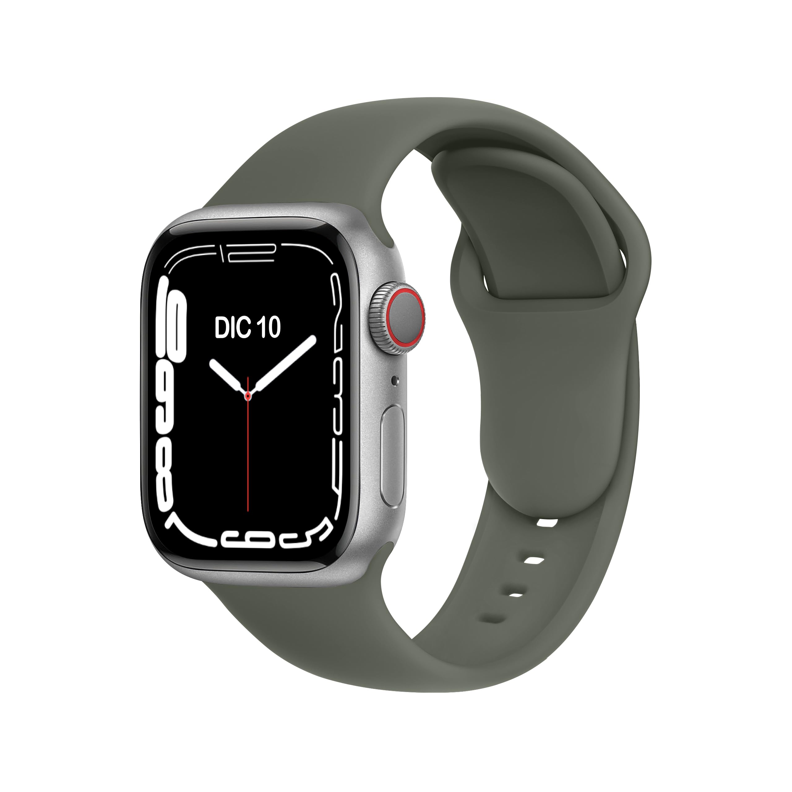 Bracelet Apple Watch Ultra 2 et SE en silicone sport couleur café
