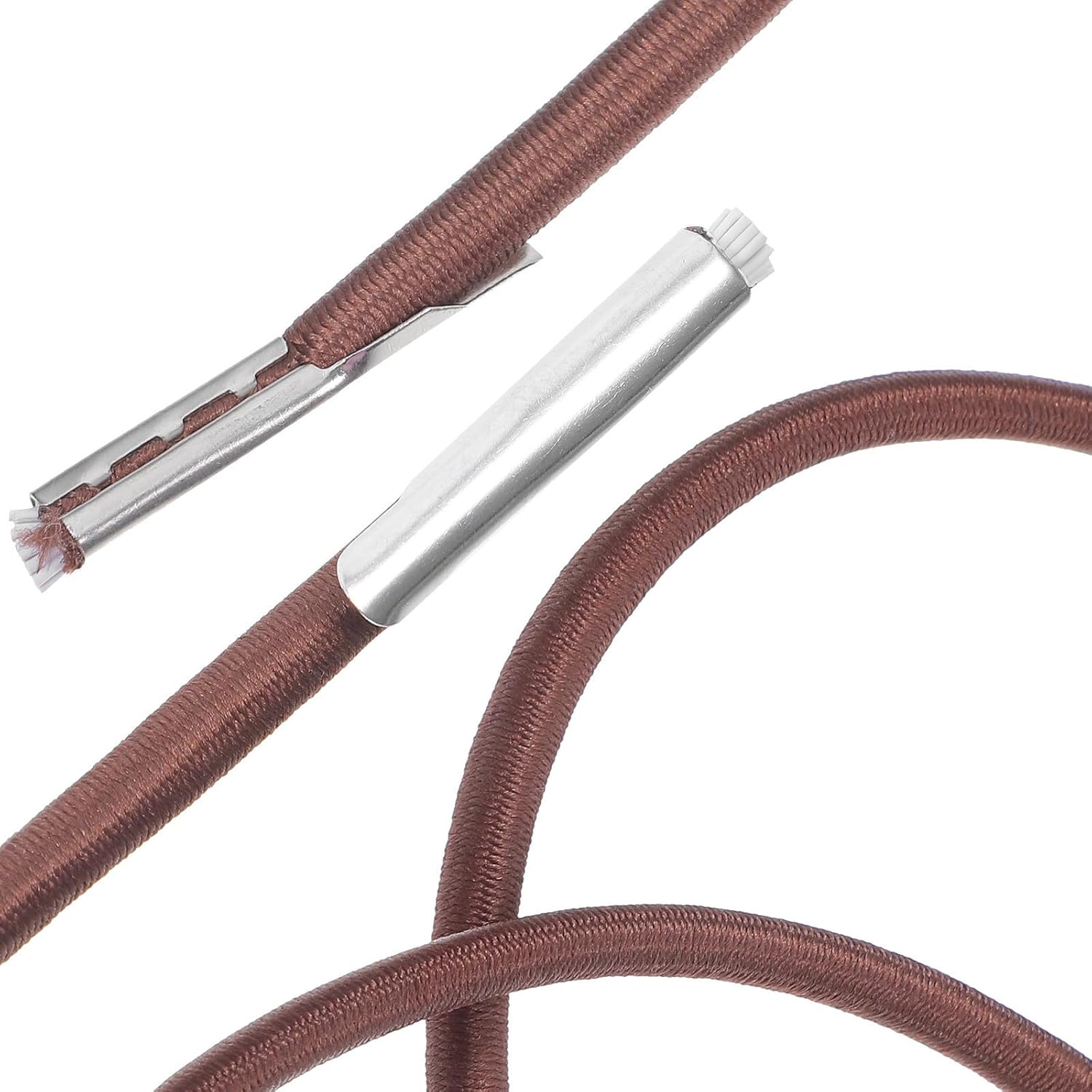 3 Sets Lounge Chair Repair Cord Set Metal Ends, Latex Elastic Rope