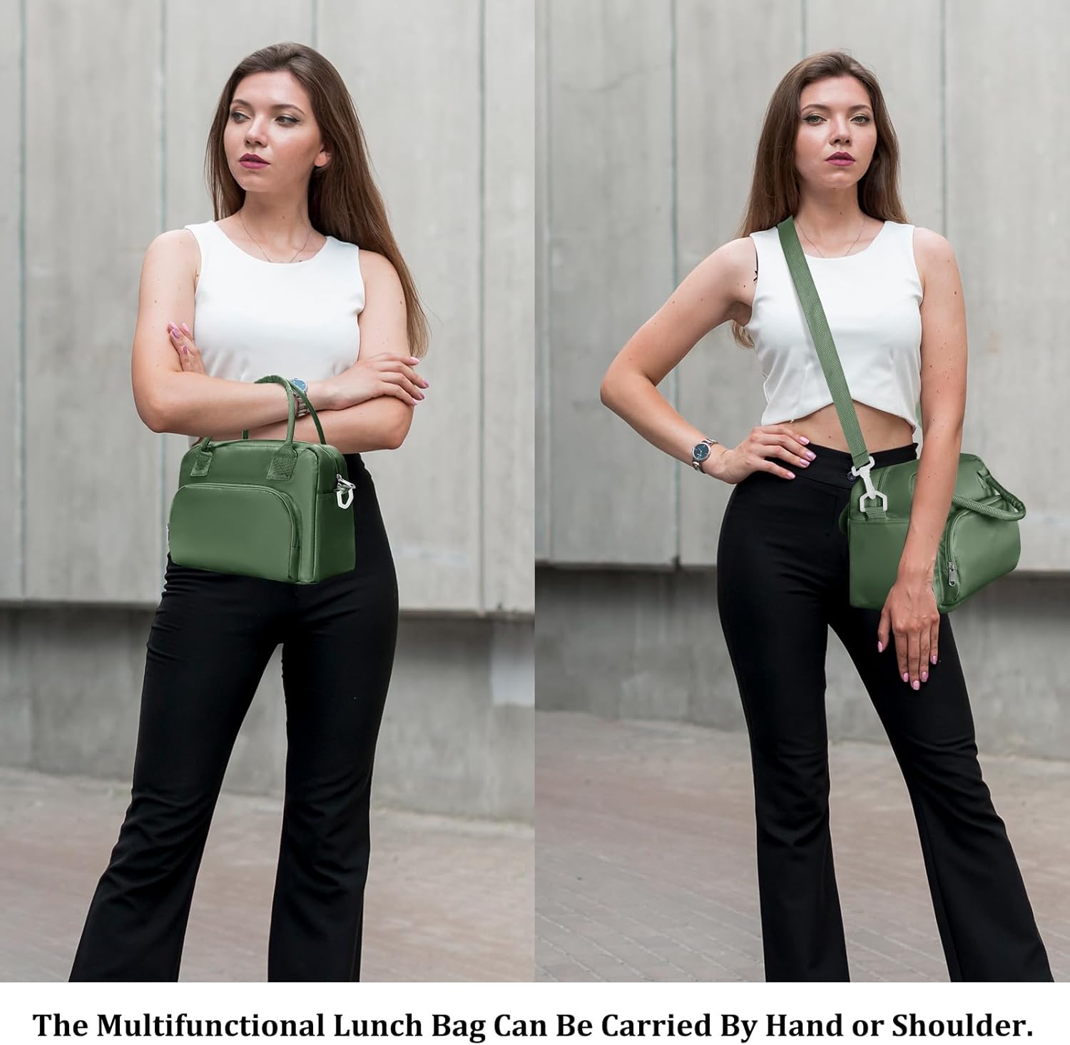 MEXS Insulated Lunch Bag for Women Men Large Reusable Lunch Box Adult Leakproof Portable Cooler Tote Bags for Work Picnic - Image 6