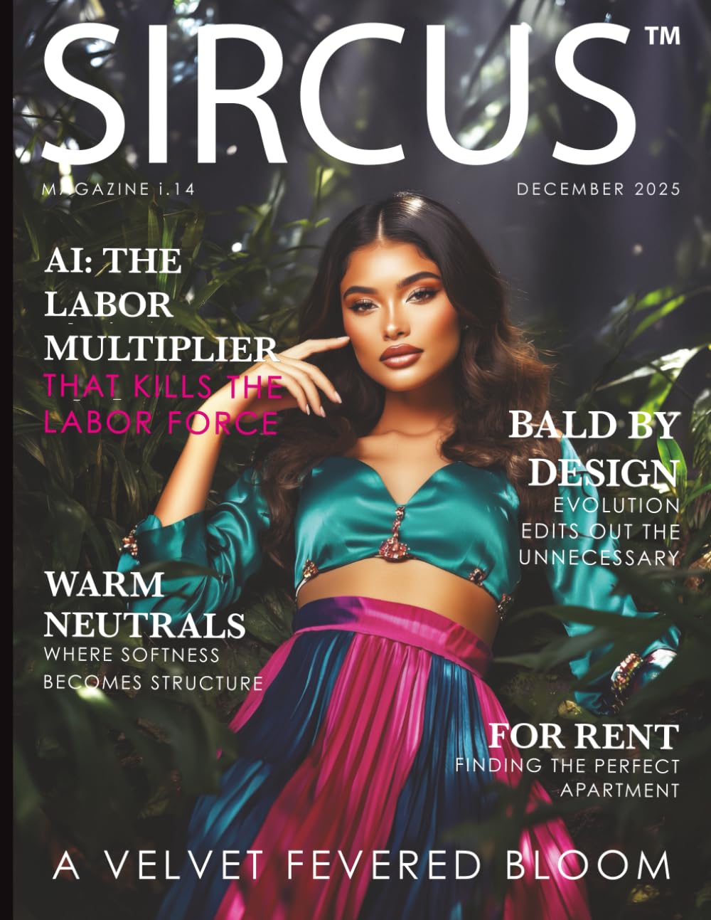 SIRCUS™ Magazine: A Velvet Fevered Bloom (Issue 14): A Visual Anthology of Modern Glamour & Surreal Beauty