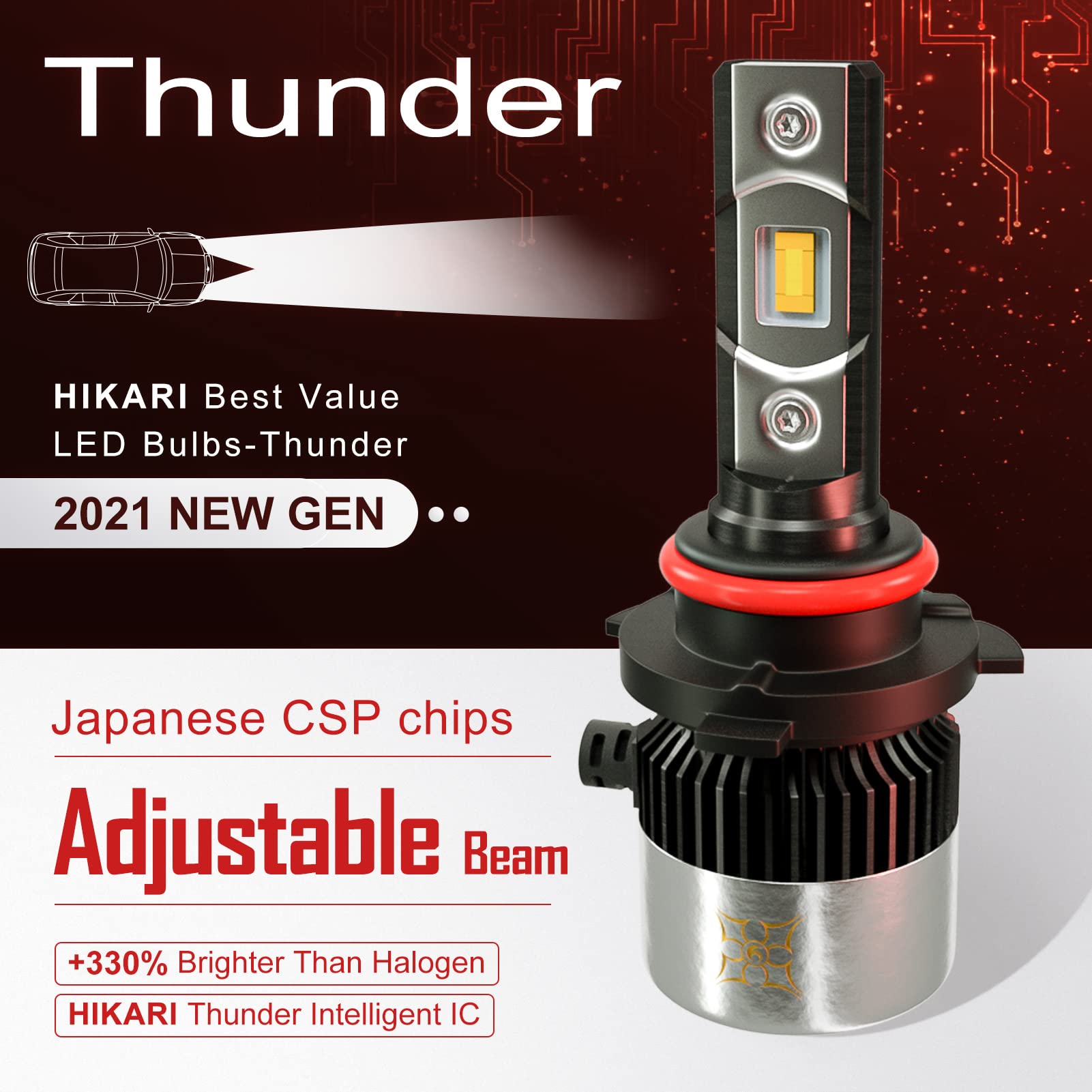 Hikari Ultrafocus H49003 Led For 1997 Mercedes Sl 500