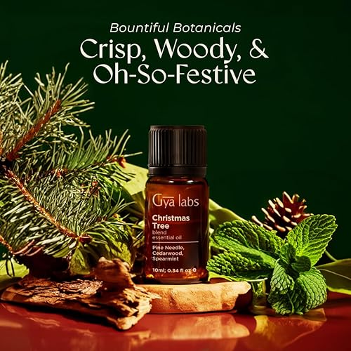 Miniatura 3 de Gya Labs Mezcla de aceites esenciales de árbol de Navidad para difusor, aceites esenciales de Navidad para aromaterapia, vacaciones y bricolaje,