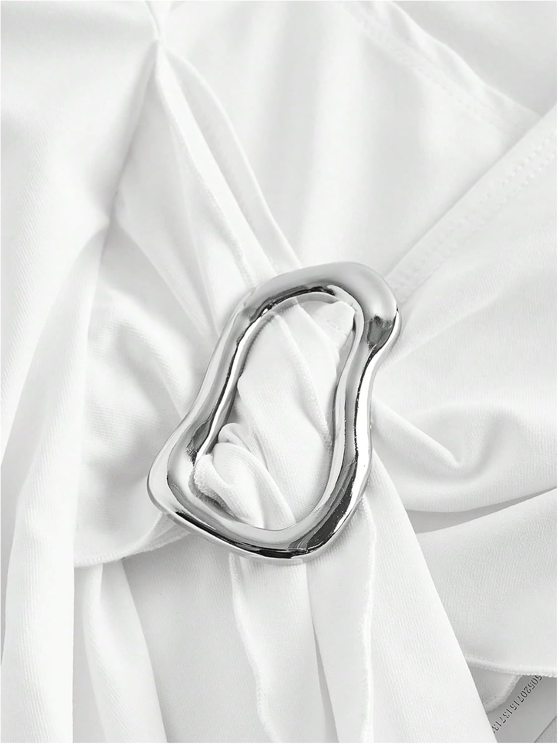 Milumia Women Sexy V Neck Halter Top Asymmetrical Hem Tie Backless Going Out Y2k Tank Tops - Image 3