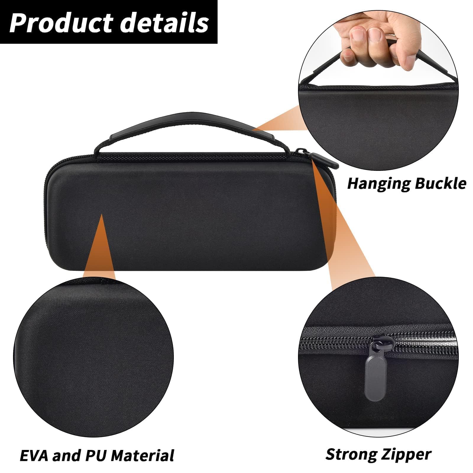 Coque Compatible avec Fanttik X8 pour gonfleur de Pneu APEX Compresseur d'air Portable Gonflage 2 Fois Plus Rapide Support de Rangement pour Pompe à air Portable pour Adaptateur de Valve,