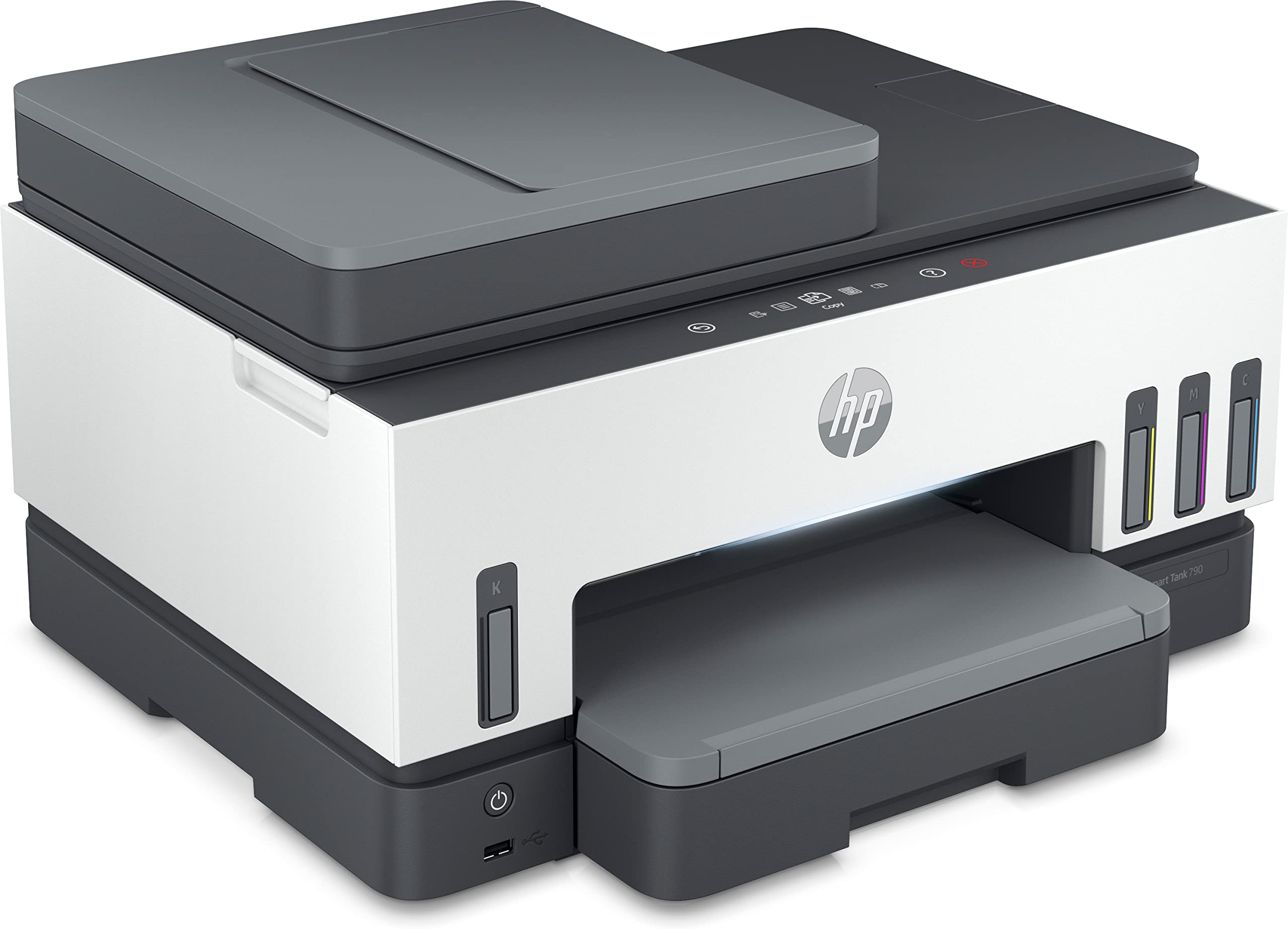 HP Smart Tank Urządzenie wielofunkcyjne 790, Drukowanie, kopiowanie, skanowanie, faksowanie, automatyczny podajnik dokumentów i sieć bezprzewodowa, Automatyczny podajnik dokumentów na 35 arkuszy