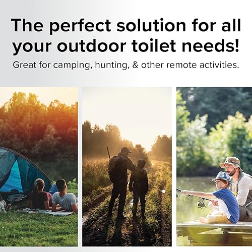 Miniatura 3 de Camco 41549 - Cubo de inodoro con asiento (1 unidad)