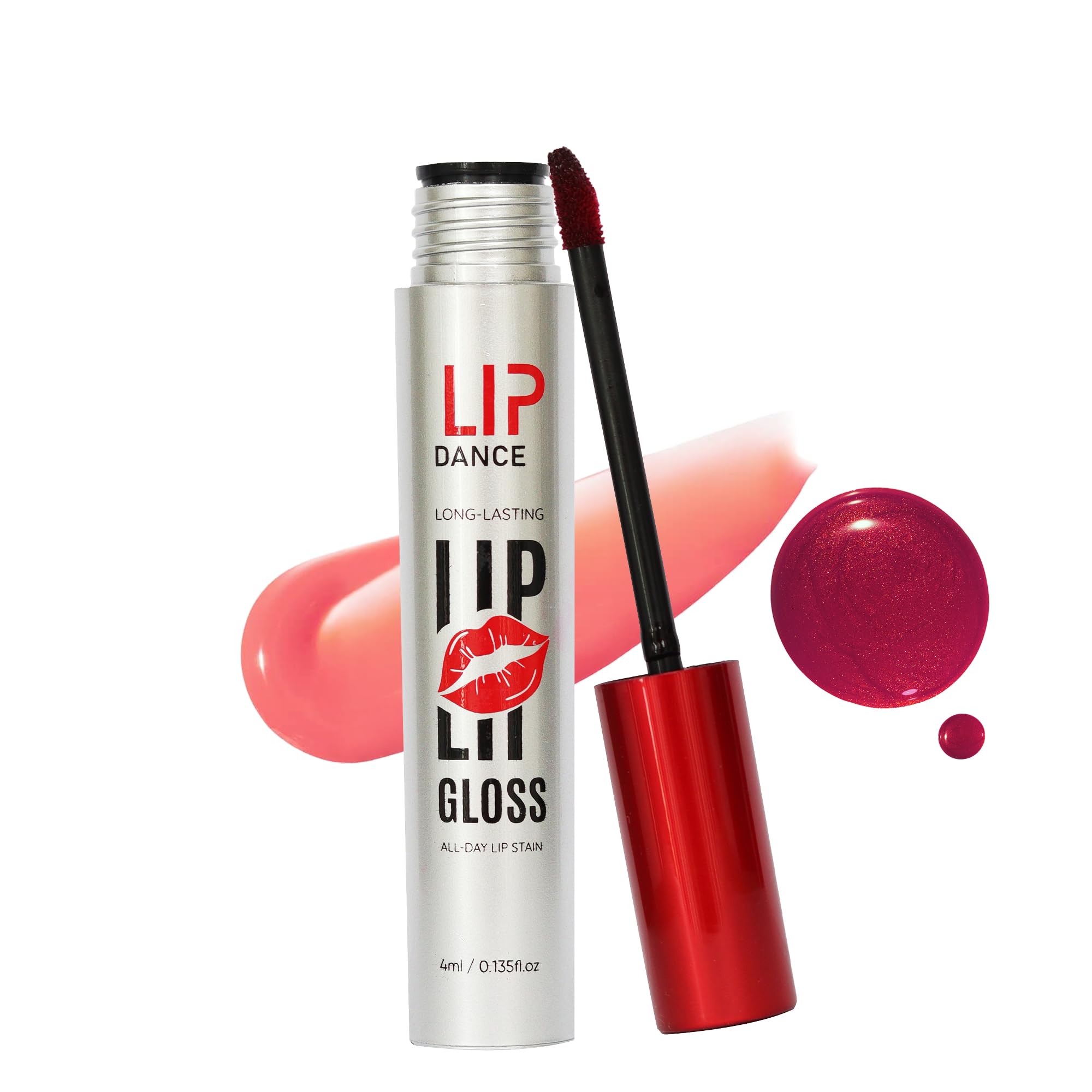 Lip Stain Peel Off Lip Tint – Long Lasting Waterproof Lip Stain Peel Off, Natural Matte Lip Gloss Effect Lip Tint, Transfer Resistant Lip Color, Girls Gifts Trendy Stuff #02 Pink Orange Salmon
