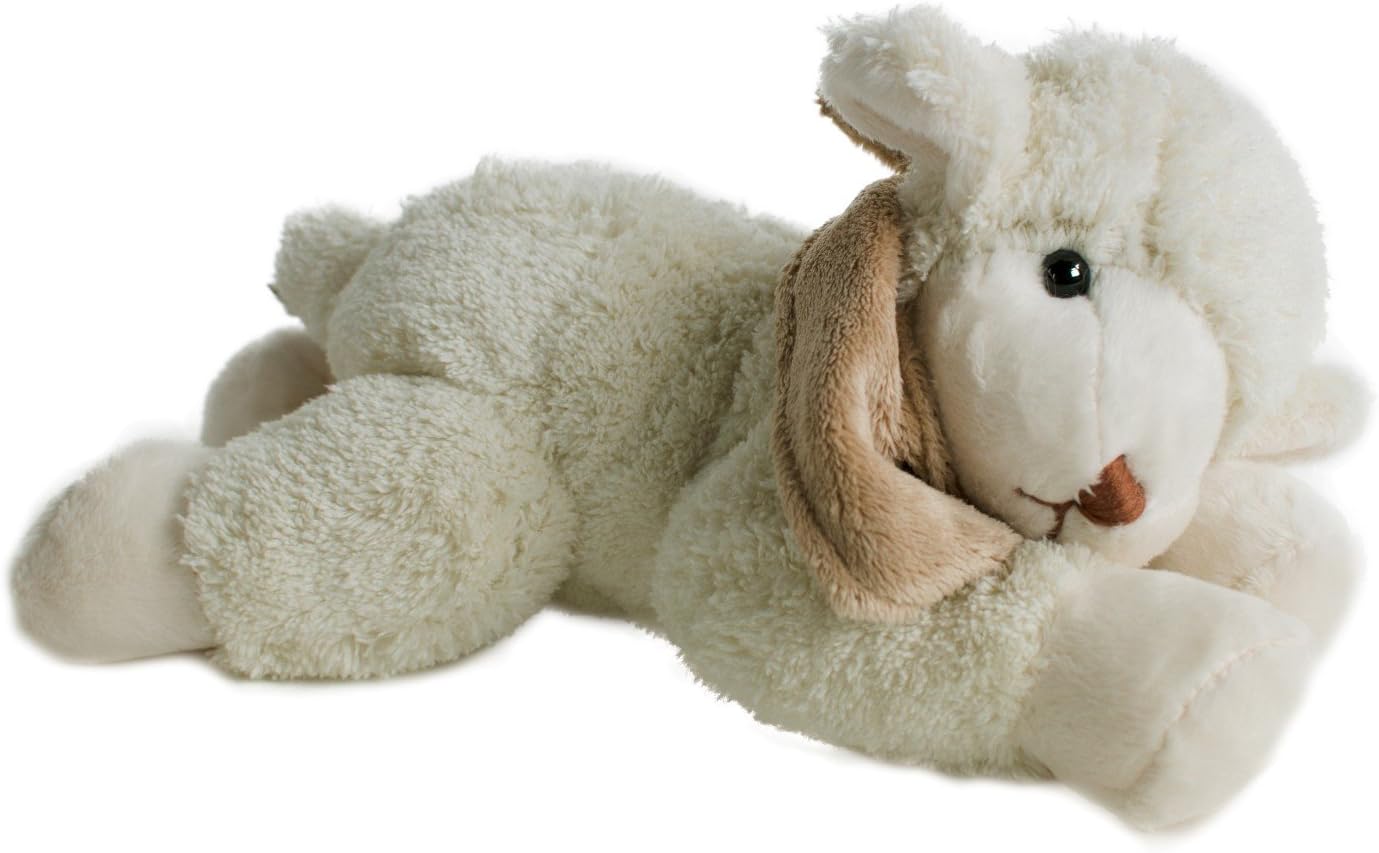 BUKOWSKI - Peluche agneau Lazy et Lefty - White, 25 cm