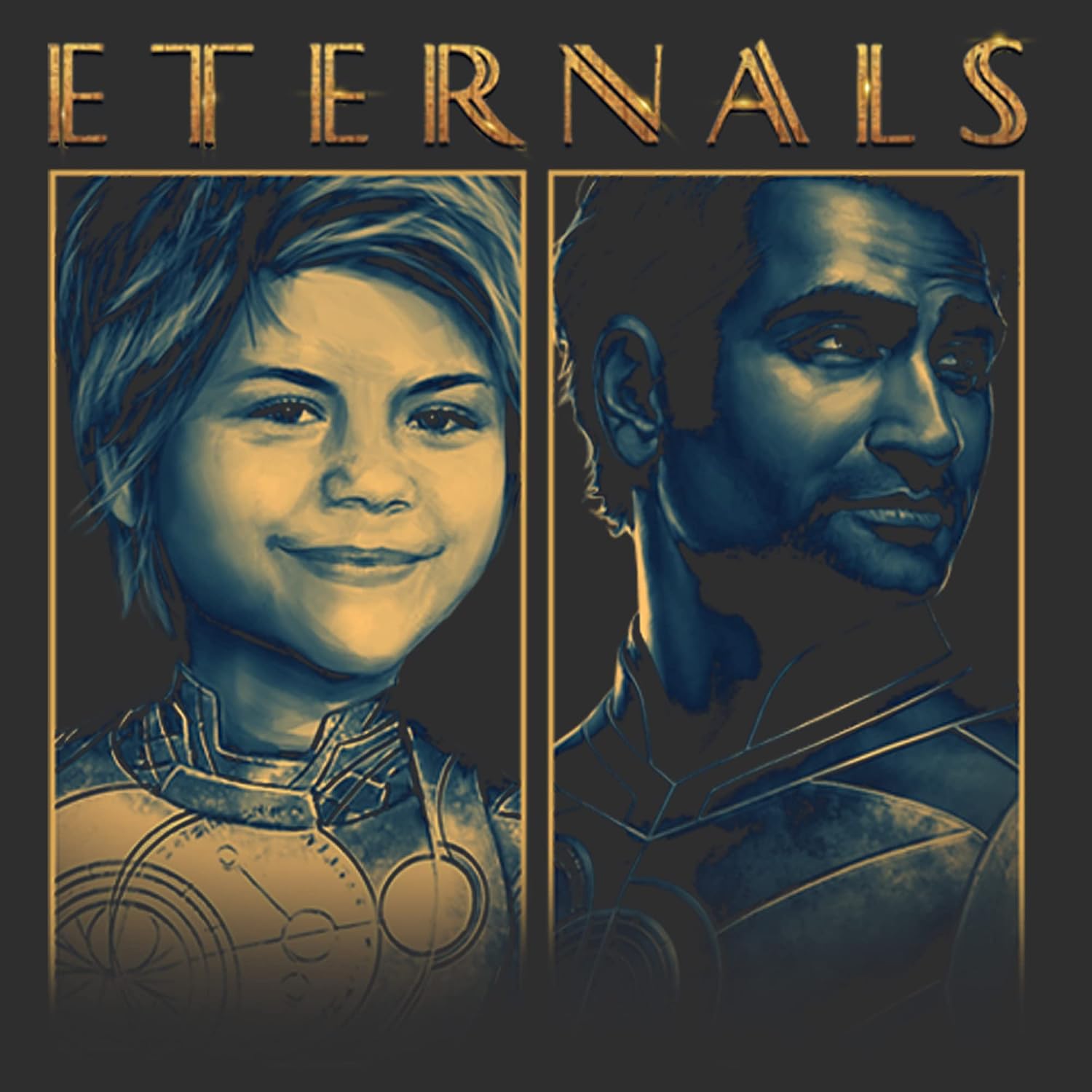 Marvel Girls Eternals Eternal Group Tri-Blend Racerback Layering Tank