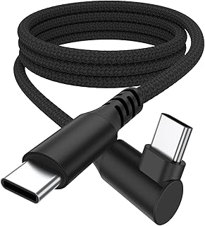 Meliya USB C to USB C Cable Long 200CM,Type C to Type C Cable Right Angle 60W Type C Charger Lead Fast Charging for iPhone...