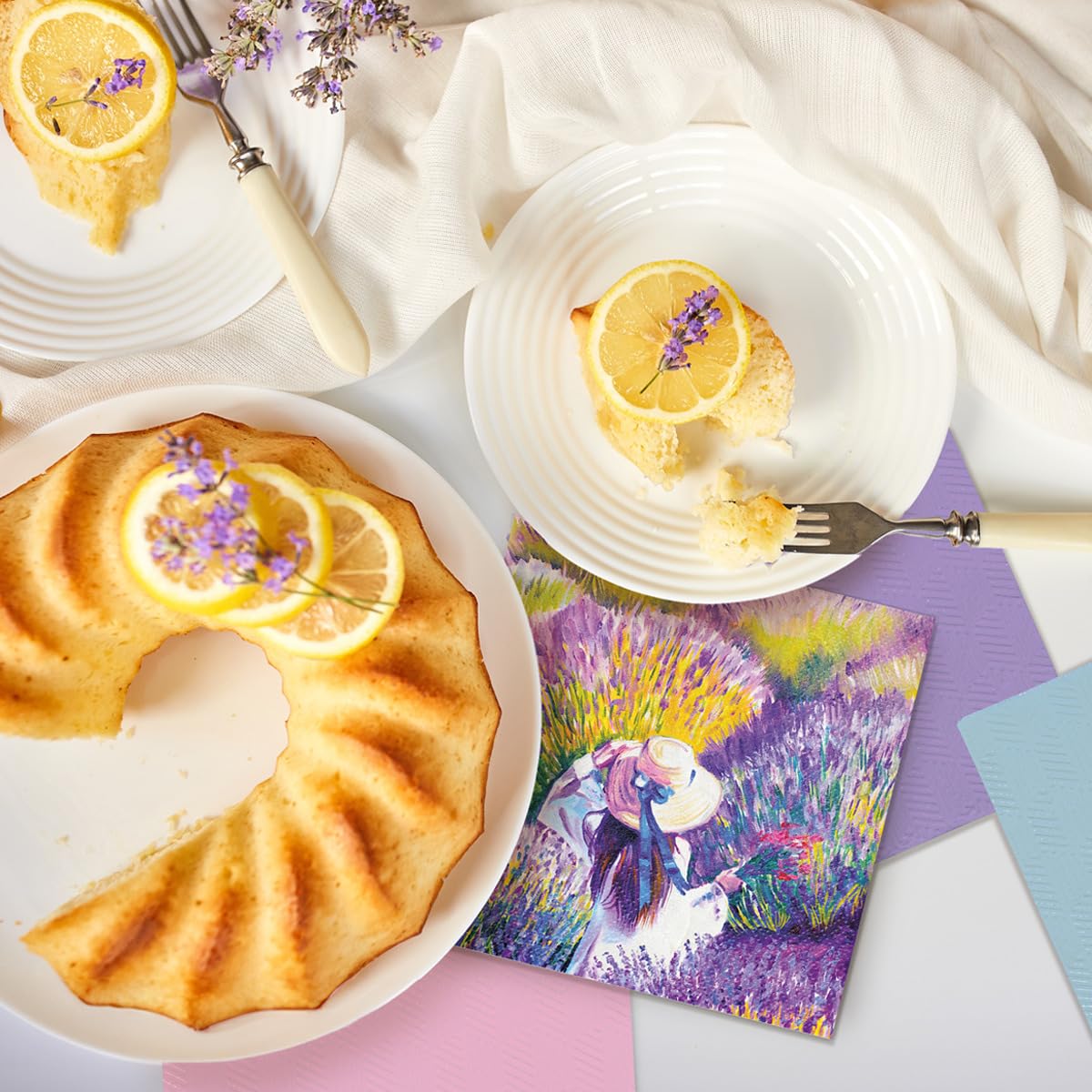 Fête Naissance 20 Serviettes En Papier Pieds De Bébé - Rose - Décoration Table Naissance, Baptême - Qualité Supérieure Serviette Papier Rose