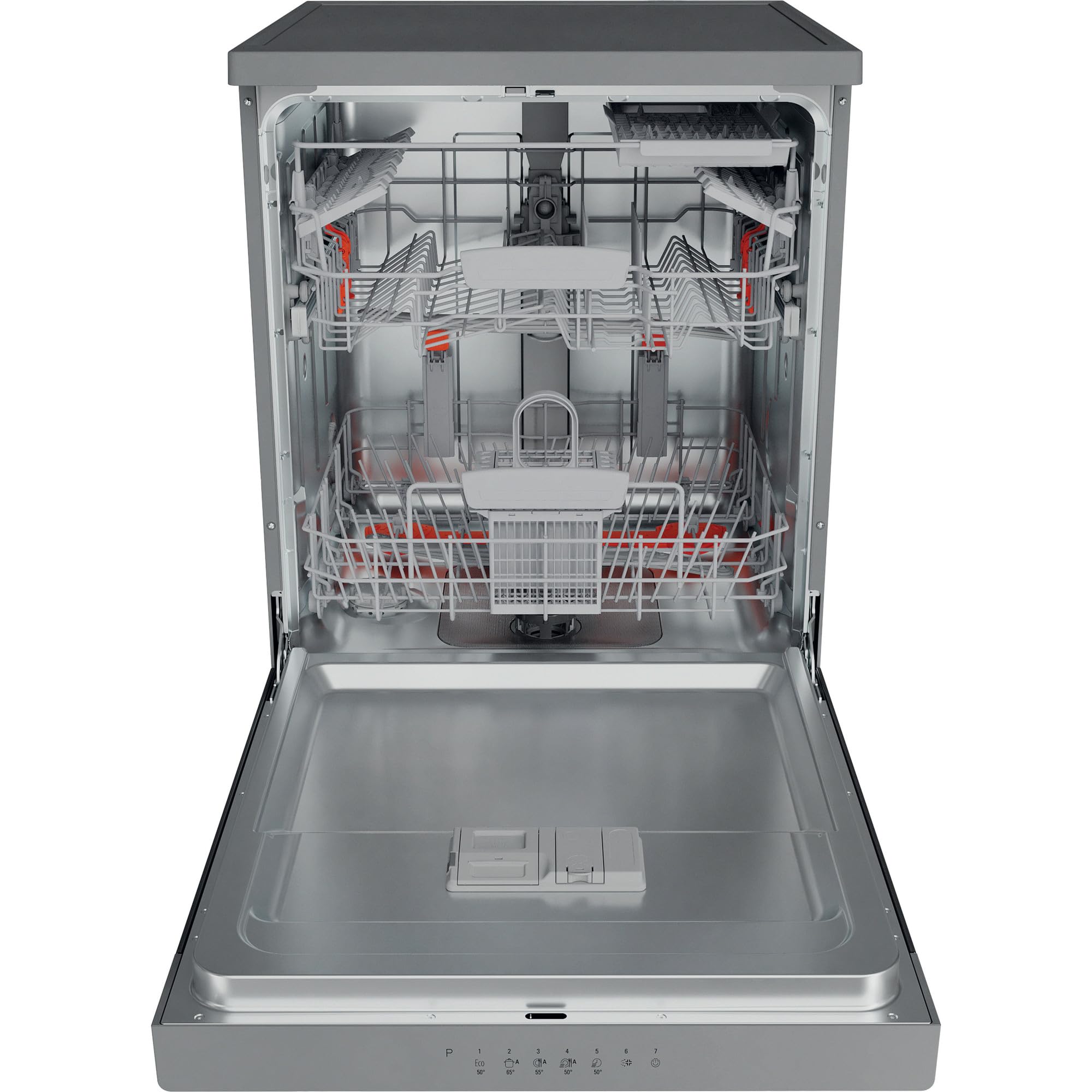 Hotpoint HFC 3C41 CW X Lavavajillas libre instalación Color Inox