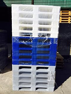 Hygienische Palette 1200x800 mm aus HDPE Kunststoff grau
