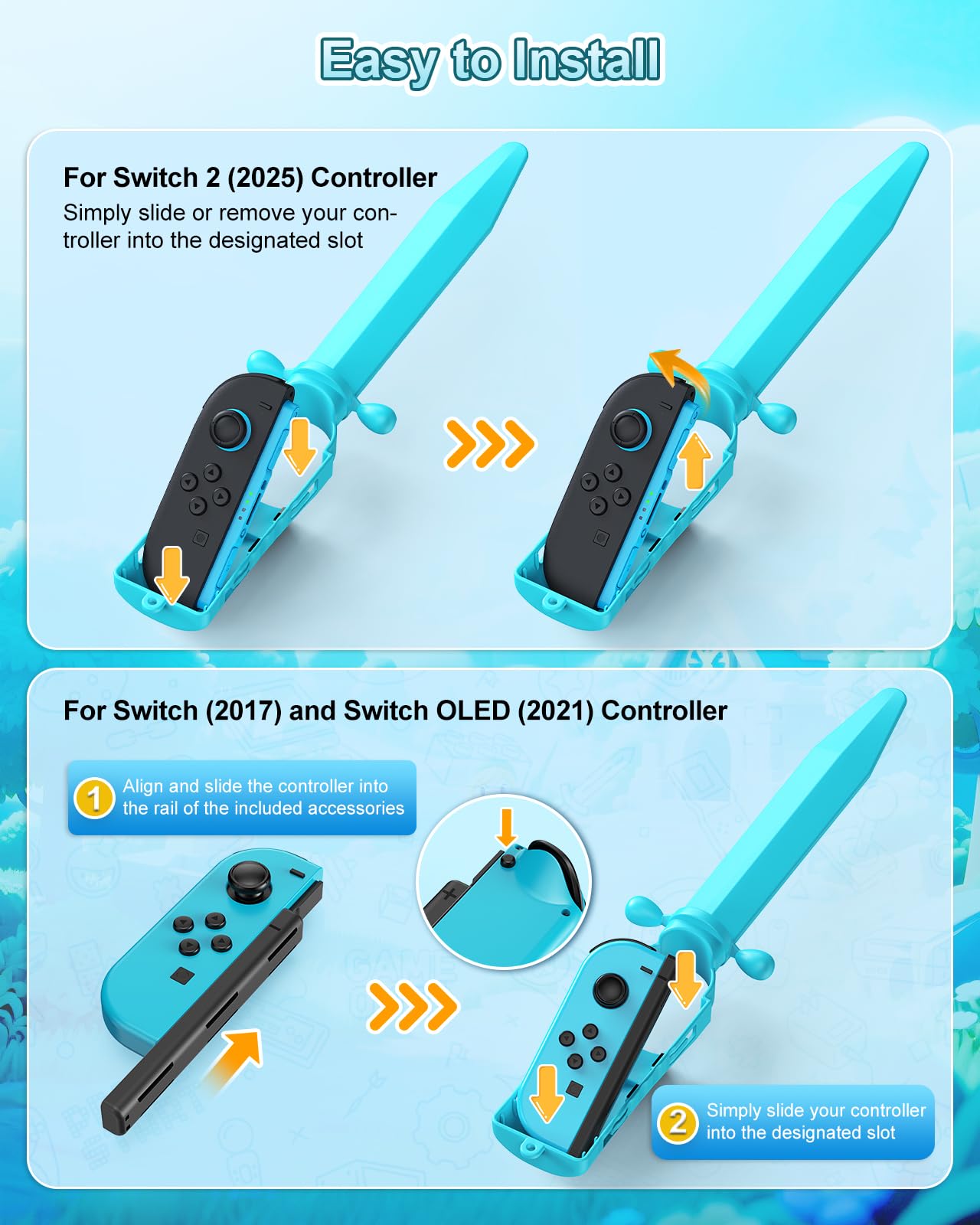 Switch 2/1 için uygun] Nintendo Switch2/Switch1/OLED modeli için