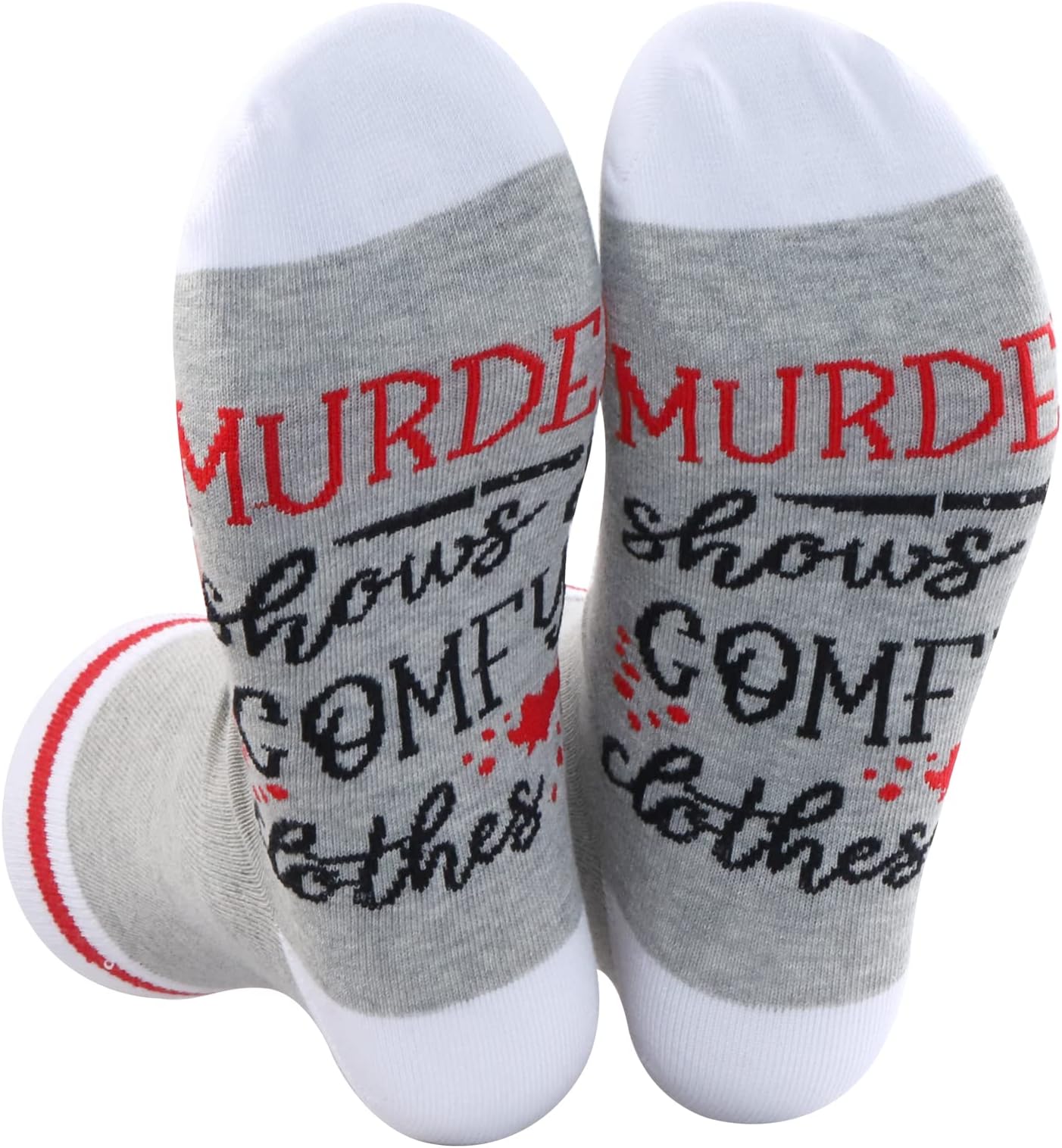 1 Pair True Crime Socks Murder shows Comfy Clothes Socks Murder Shows Gift Mystery Movie Lover