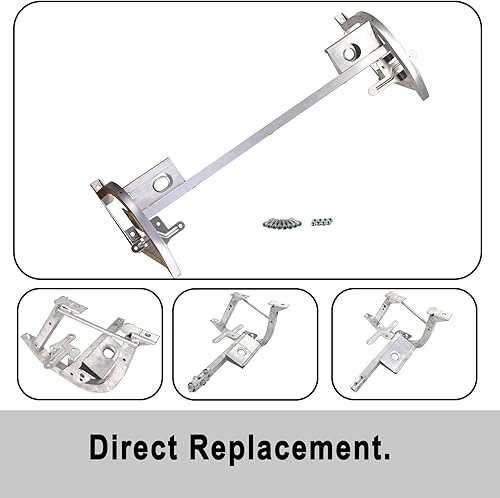 Miniatura 5 de 20939829 Placa inferior de la barra de la resbalón del soporte del radiador para 2005-2013 Corvette C6 (Plata)