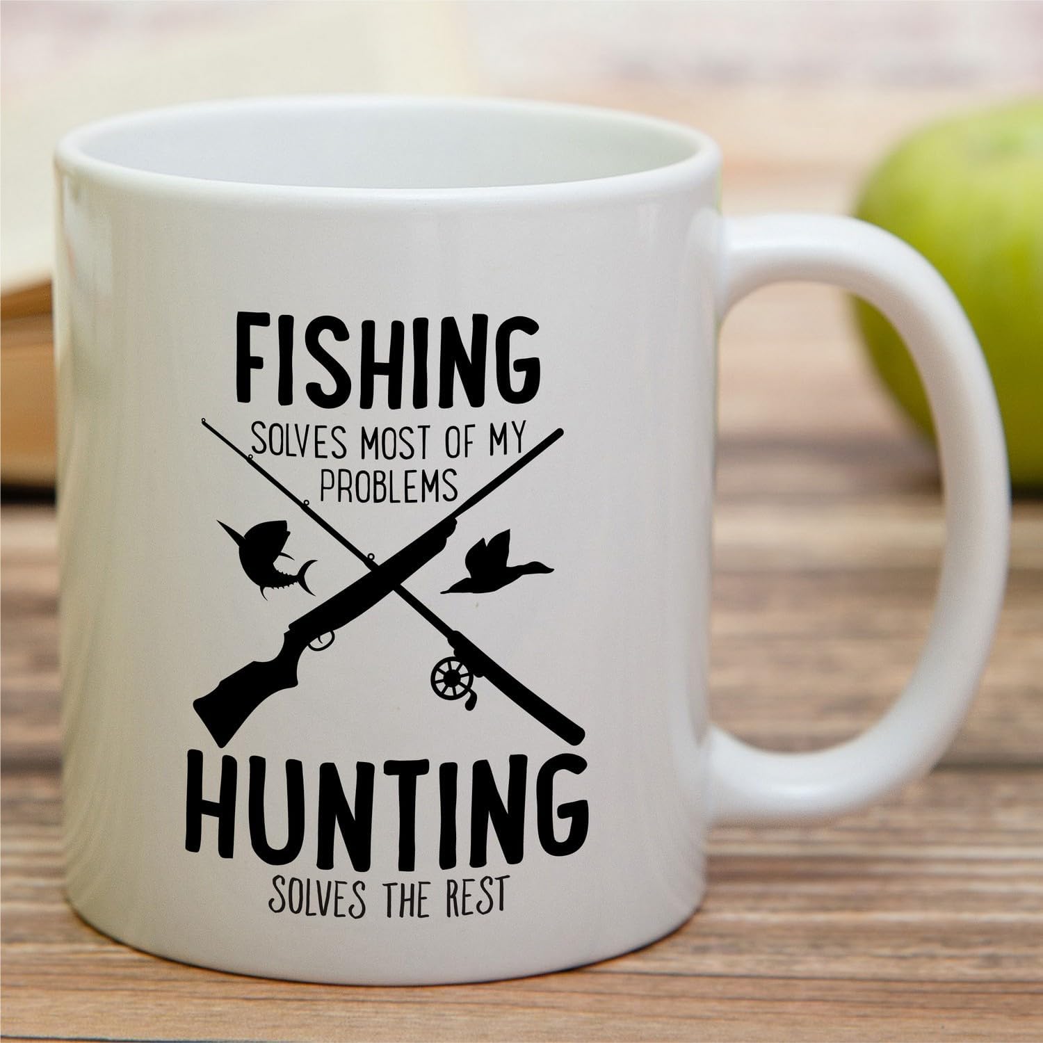 Retreez Funny Fishing Hunting Mug Gift Hunter Fisherman 11 Oz Ceramic Coffee Mugs - Thank You Thank-you Sarcasm Motivational Inspirational birthday gifts for him her friend coworker dad father son - Image 3