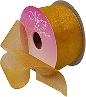 Vista 81 de Morex Ribbon 91803/100-609 Cinta de nailon Organdy, 5/8 pulgadas por 100 yardas, color rojo