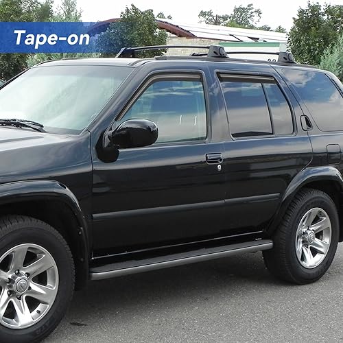 Miniatura 559 de Visores protectores de lluvia para ventana, deflectores de viento de canal exterior