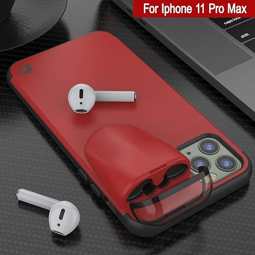 Vista 14 de Punkcase Funda para iPhone 11 Pro Max (serie TopPods) Funda delgada y duradera 2 en 1 diseñada para iPhone 11 Pro Max (6.5 pulgadas) Protege tu