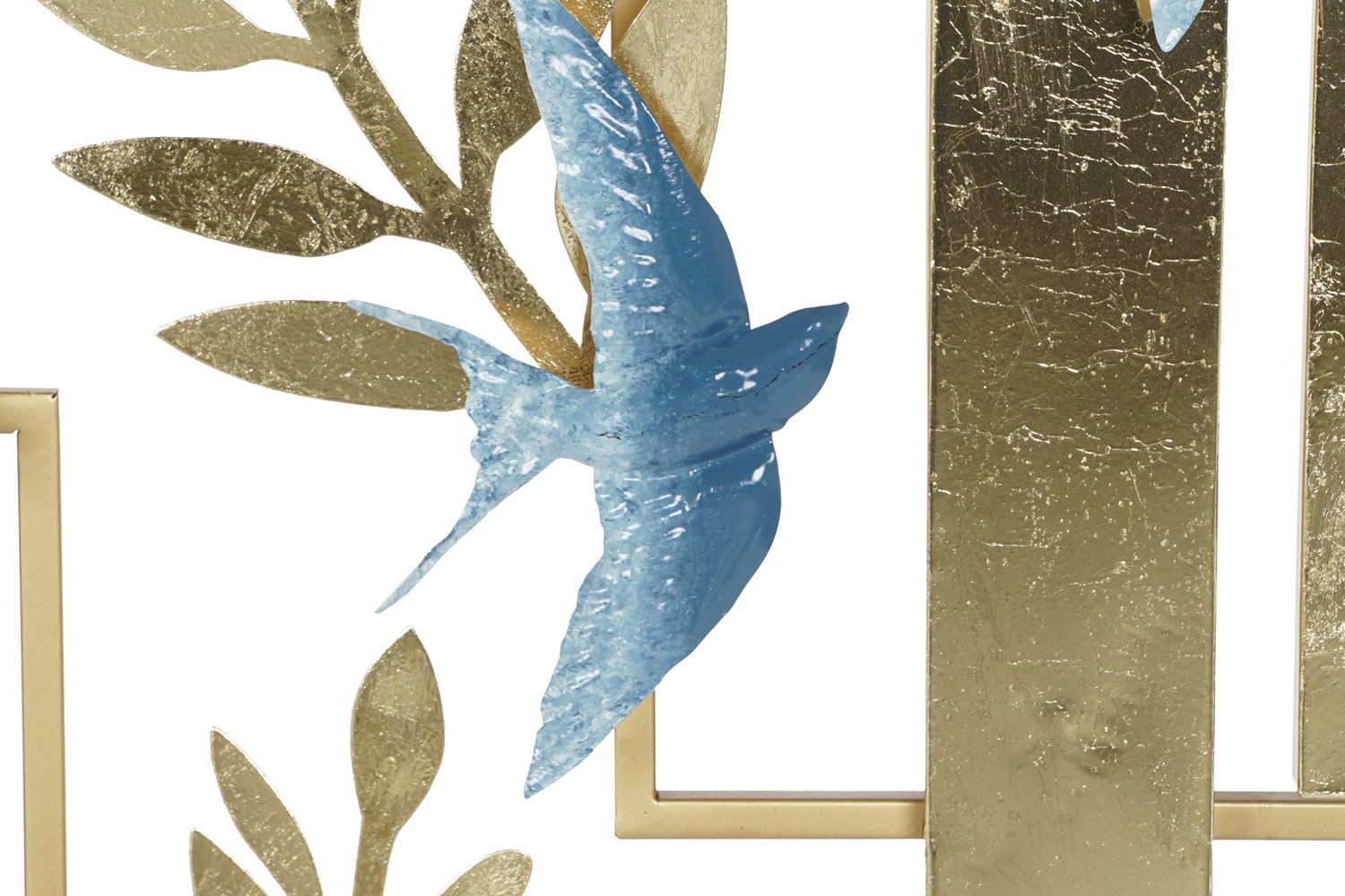 DECORACION PARED METAL 84,5X8,3X72,4 GOLONDRINAS