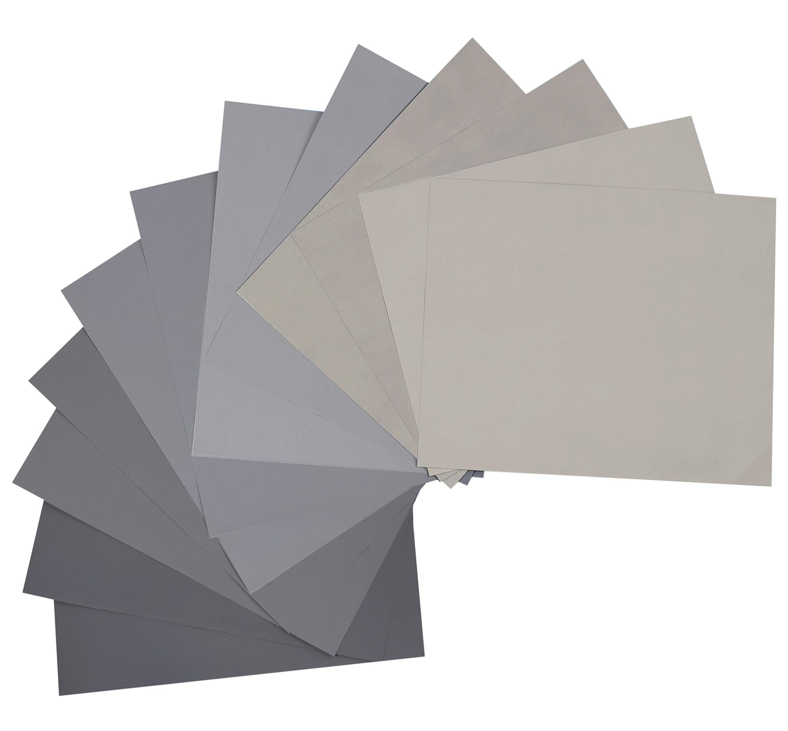 Piowio 12 Pcs 1000-7000 11x9 Inch Wet Dry Sandpaper 1000 2000 2500 3000 5000 7000 Each Grit 2PCS for Automotive Sanding Wood Furniture Metal Finishing Polishing (12 Pcs 280x230mm 1000-7000 Grit)